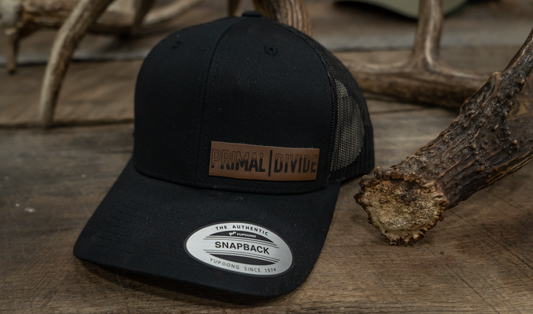 Black OffSet Patch Hat