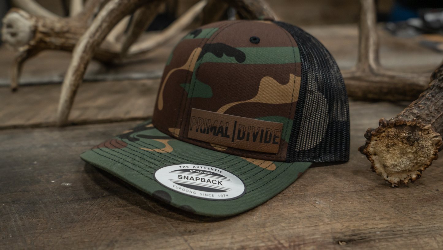 Camo Offset Patch Hat